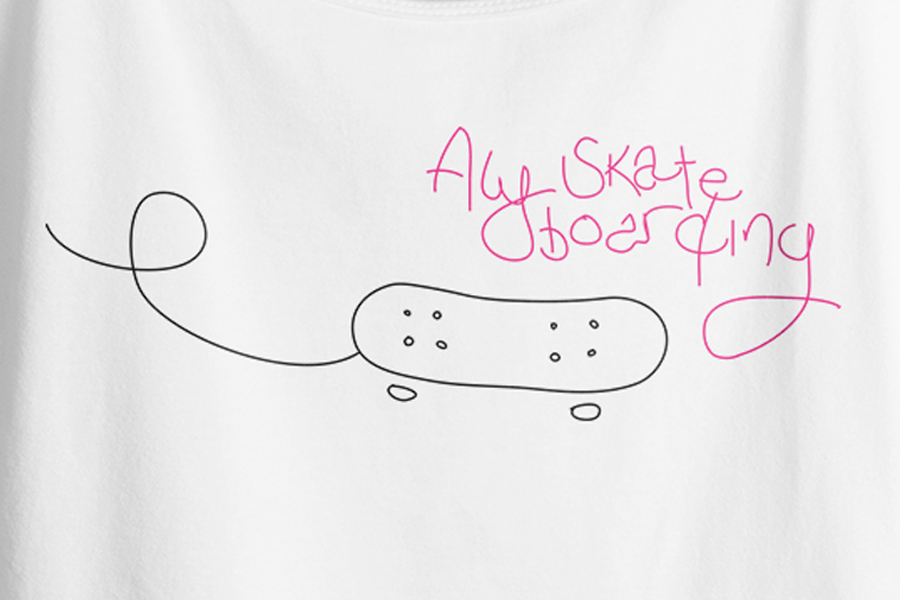 <span>/ Illustrations pour Aly Skateboarding</span><br><h6>Illustration pour vêtements et skateboards</h6>